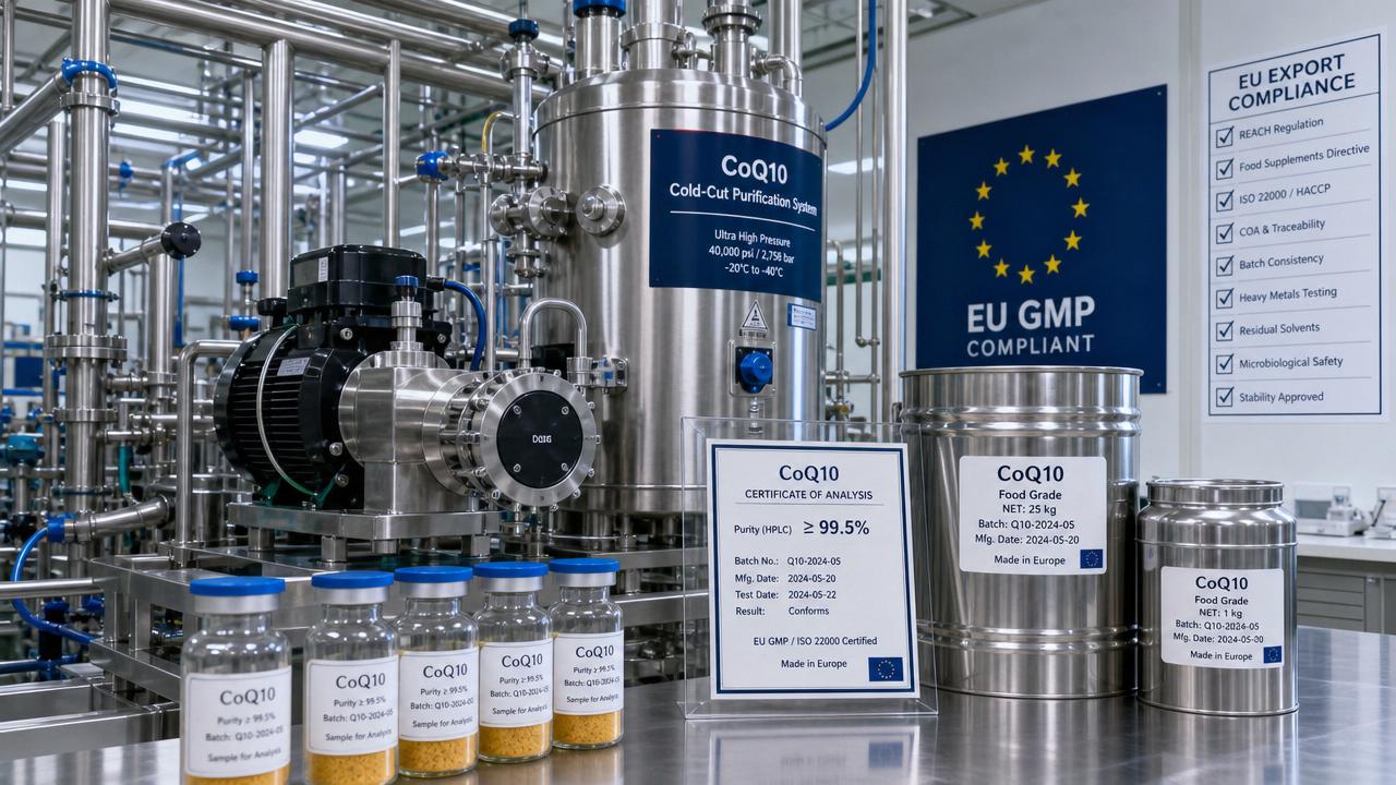 EU Purity Rules Reshape CoQ10 Raw Material Standards
