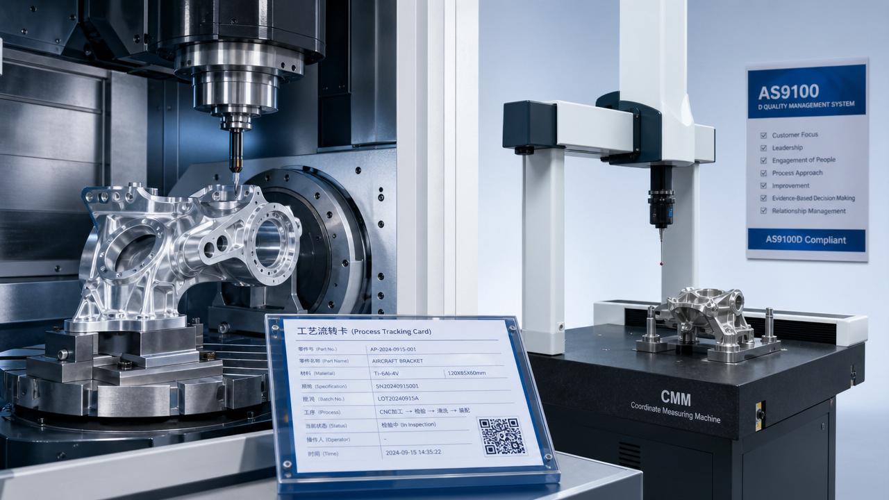 AS9100 Aerospace Parts Machining: Key Process Controls for Compliance and Traceability AS9100 Aerospace Parts Machining: Key Process Controls for Compliance and Traceability