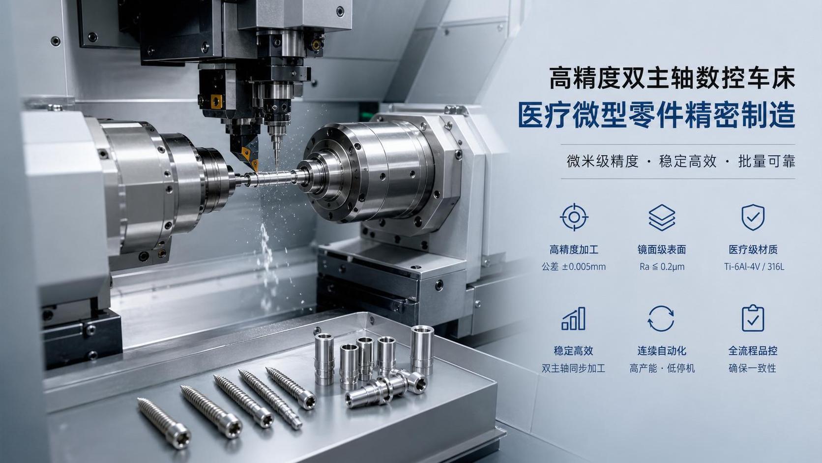 How to Choose Twin-Spindle Lathes for Medical Parts: Tolerance, Surface Finish, and Throughput How to Choose Twin-Spindle Lathes for Medical Parts: Tolerance, Surface Finish, and Throughput