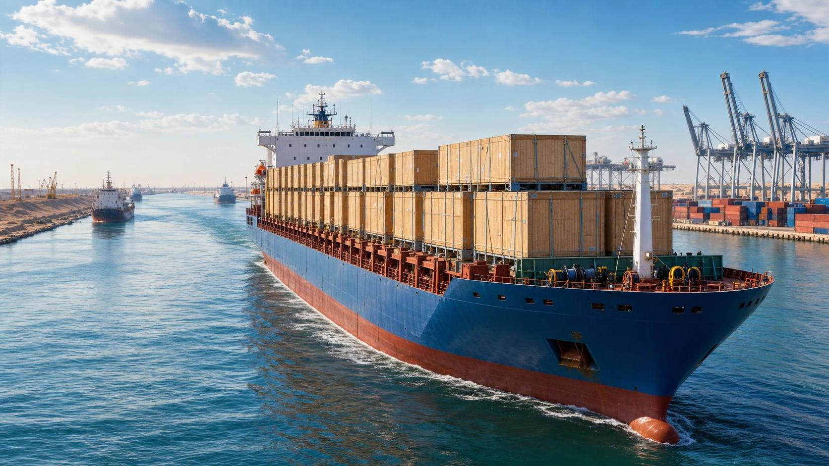 Suez Fees Rise 18% as Red Sea Risks Lift Machine Tool Freight