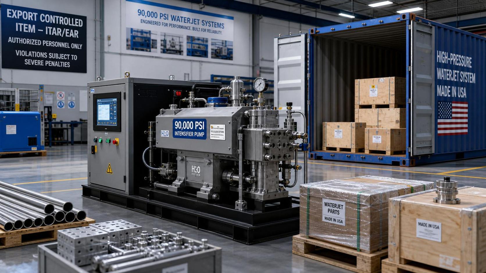 BIS Restricts 90,000 PSI Pump Exports, Tightening Waterjet Supply BIS Restricts 90,000 PSI Pump Exports, Tightening Waterjet Supply