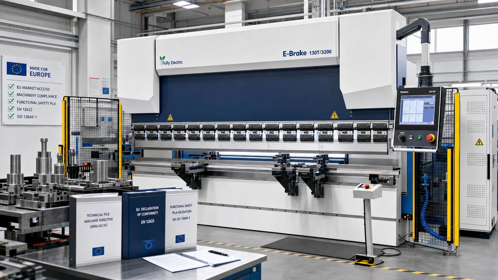 EU Mandates PLd Safety for Electric Press Brakes