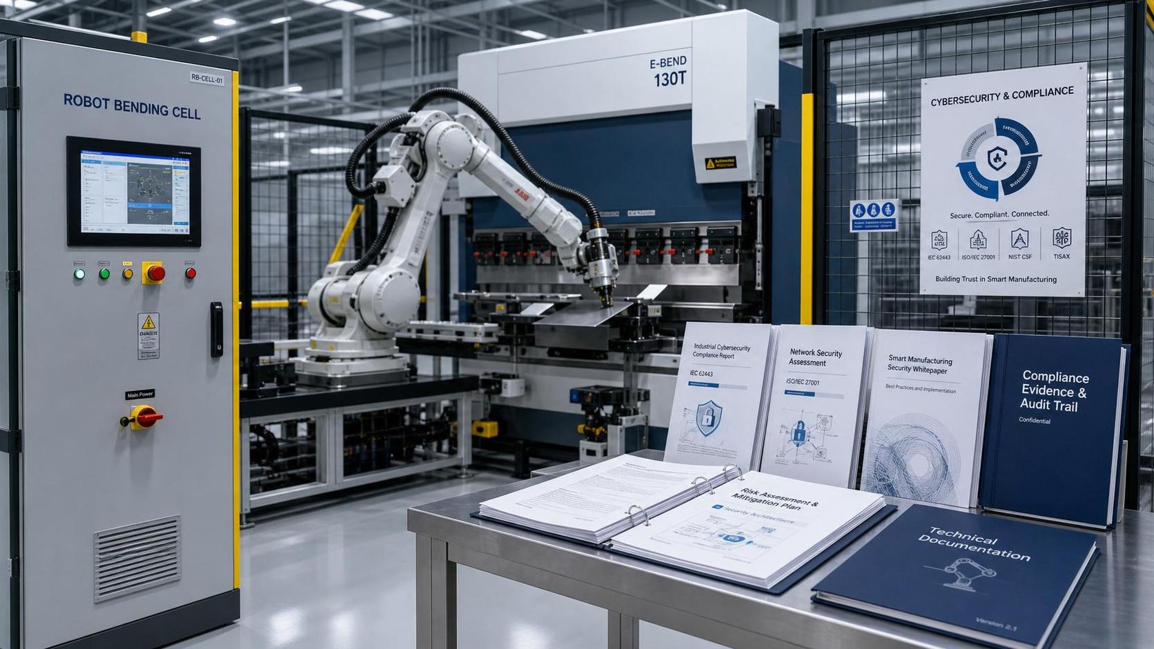 Hannover Messe Sets 2027 Cybersecurity Rule for Robotic Bending Cells