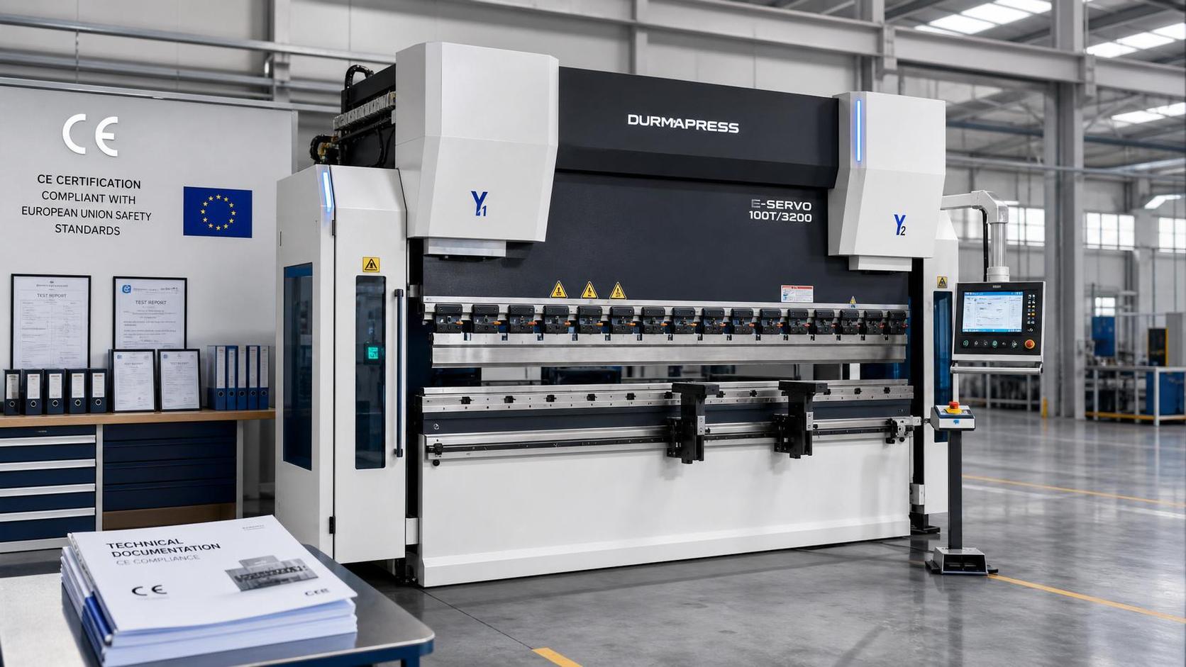 EU Standard Makes Laser Interlock Certification Mandatory for All-Electric Press Brakes EU Standard Makes Laser Interlock Certification Mandatory for All-Electric Press Brakes