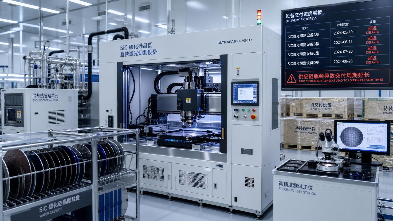 SiC Wafer Laser Dicing Lead Times Extend to 36 Weeks SiC Wafer Laser Dicing Lead Times Extend to 36 Weeks