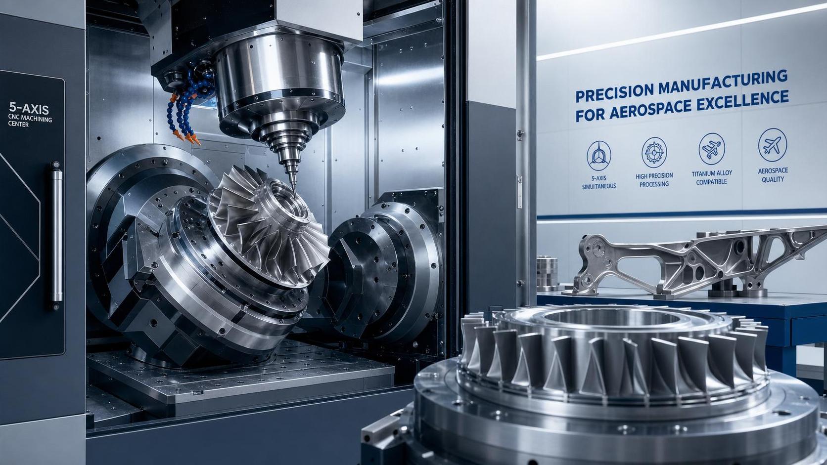 Aerospace Component Manufacturing 5 Axis: When Complex Parts Justify the Investment Aerospace Component Manufacturing 5 Axis: When Complex Parts Justify the Investment