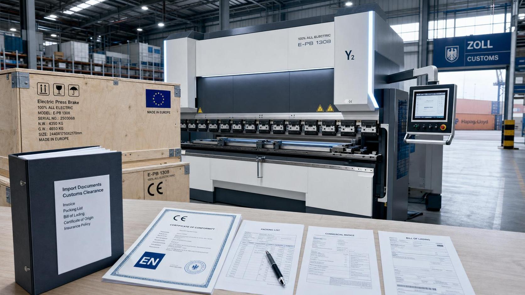 German Customs Tightens Checks on All-Electric Press Brakes German Customs Tightens Checks on All-Electric Press Brakes