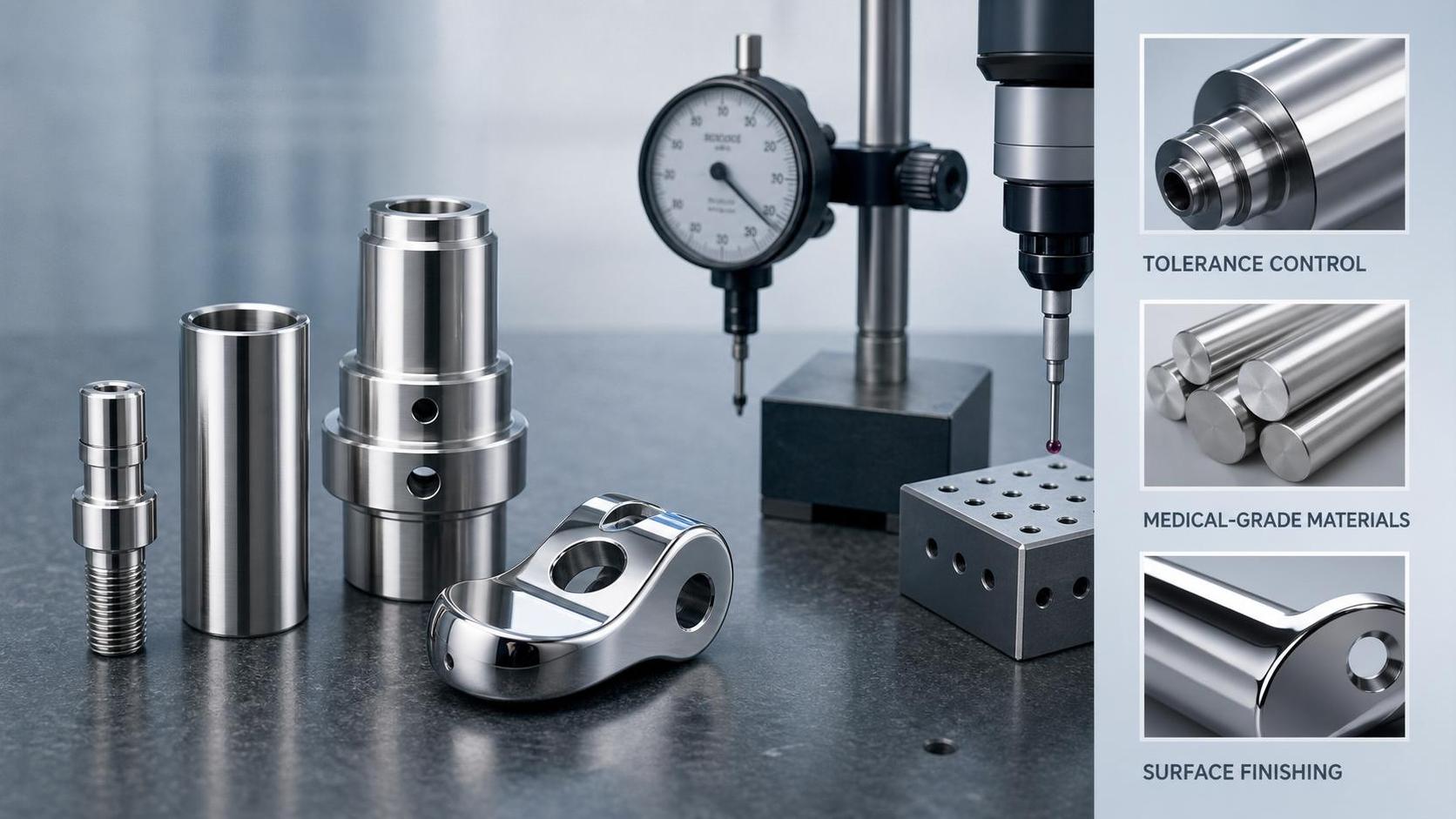 Turned Medical Parts: What Tolerances, Materials, and Surface Finishes Matter Most? Turned Medical Parts: What Tolerances, Materials, and Surface Finishes Matter Most?