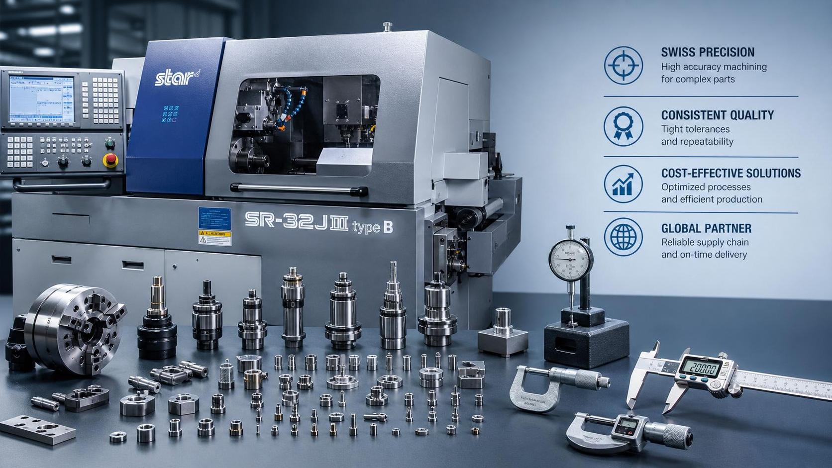Swiss-Type Lathes Manufacturer Comparison: What to Check Before Requesting a Quote Swiss-Type Lathes Manufacturer Comparison: What to Check Before Requesting a Quote