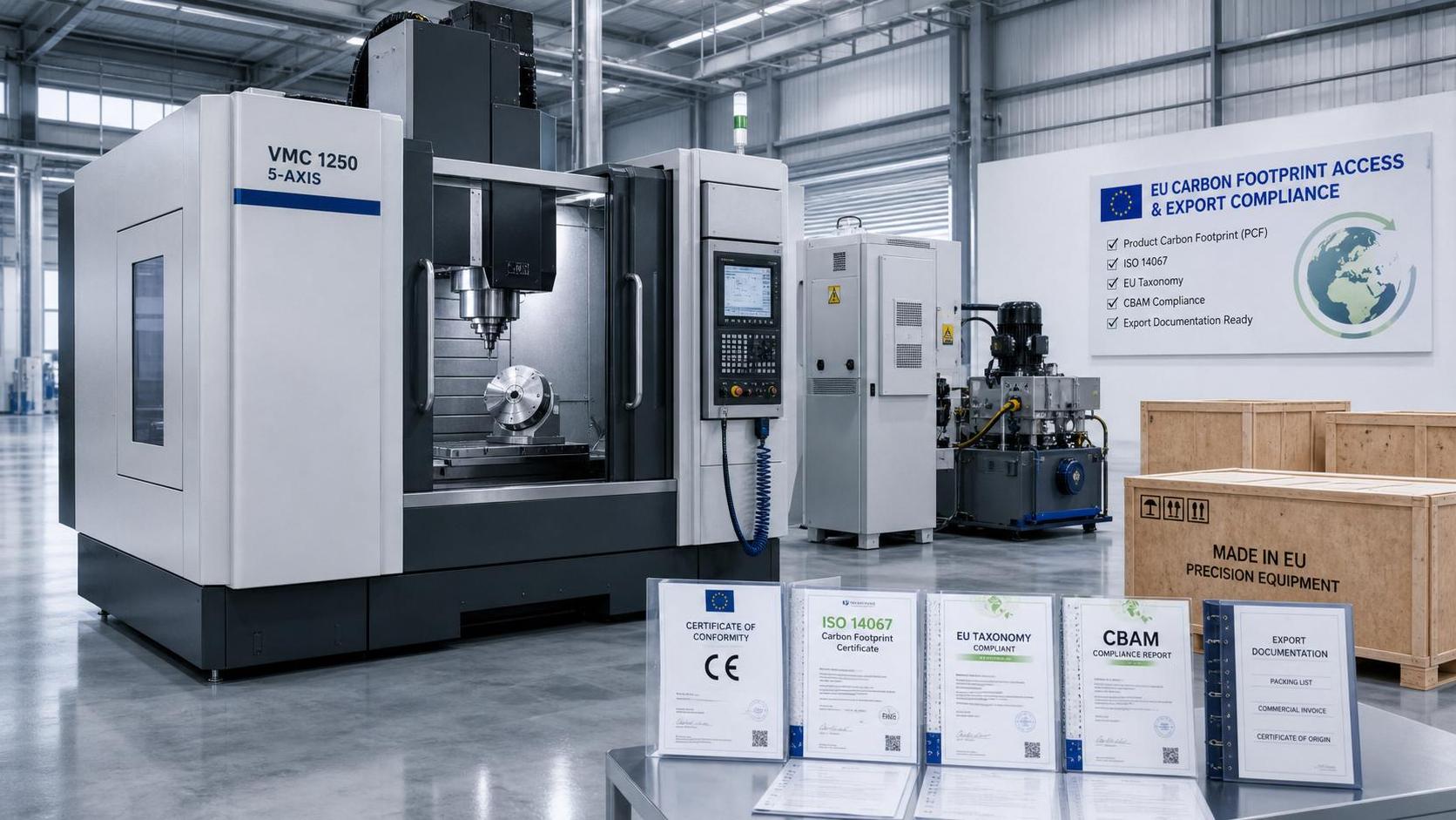EU Sets Carbon-Footprint Gate for 5-Axis CNC Imports