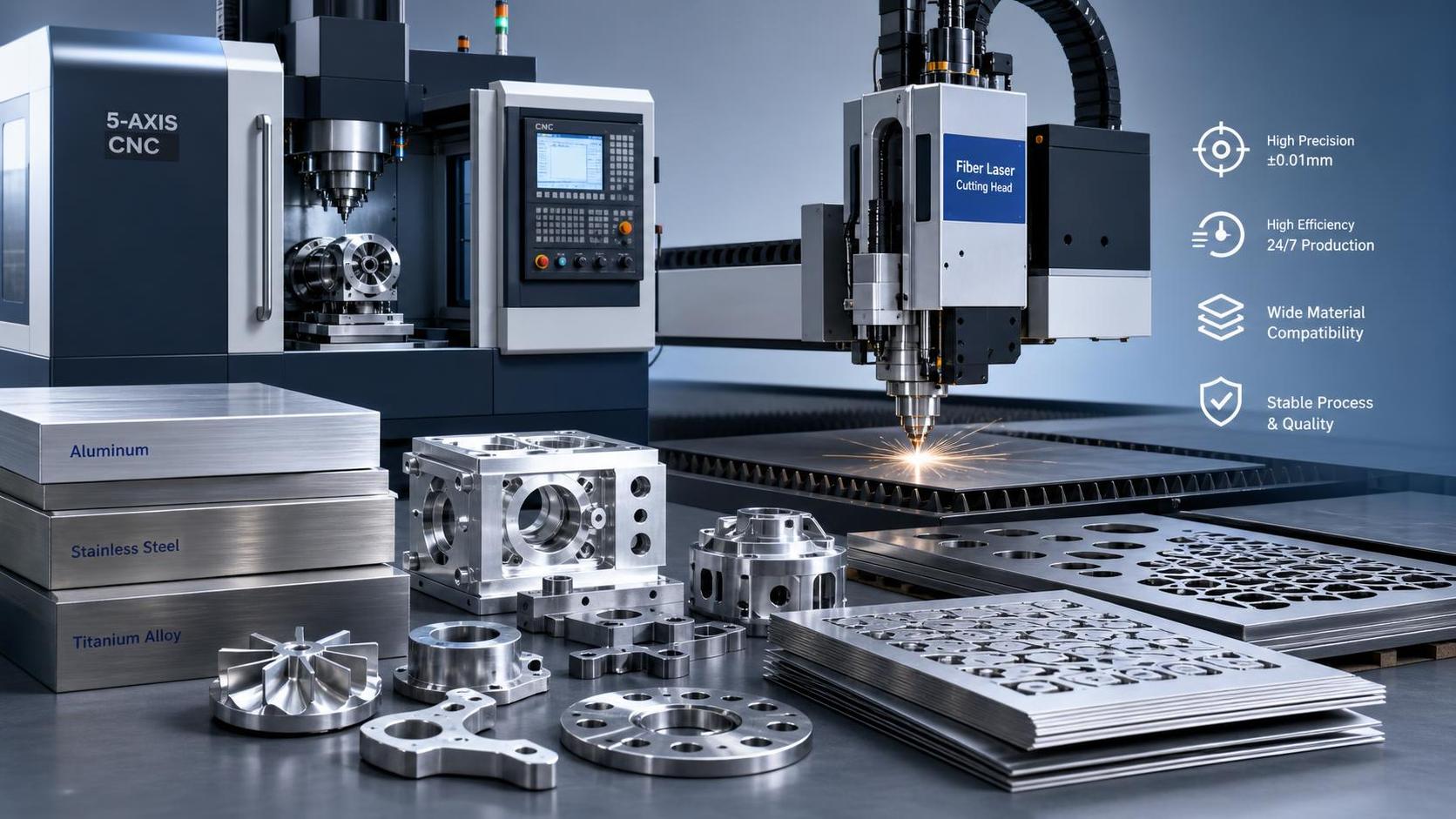 How to Choose Metal Cutting Machinery for Precision Parts, Volume, and Material Type
