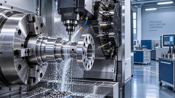 How Live Tooling in Turn-Mill Machining Reduces Setups for Complex Shaft and Flange Parts