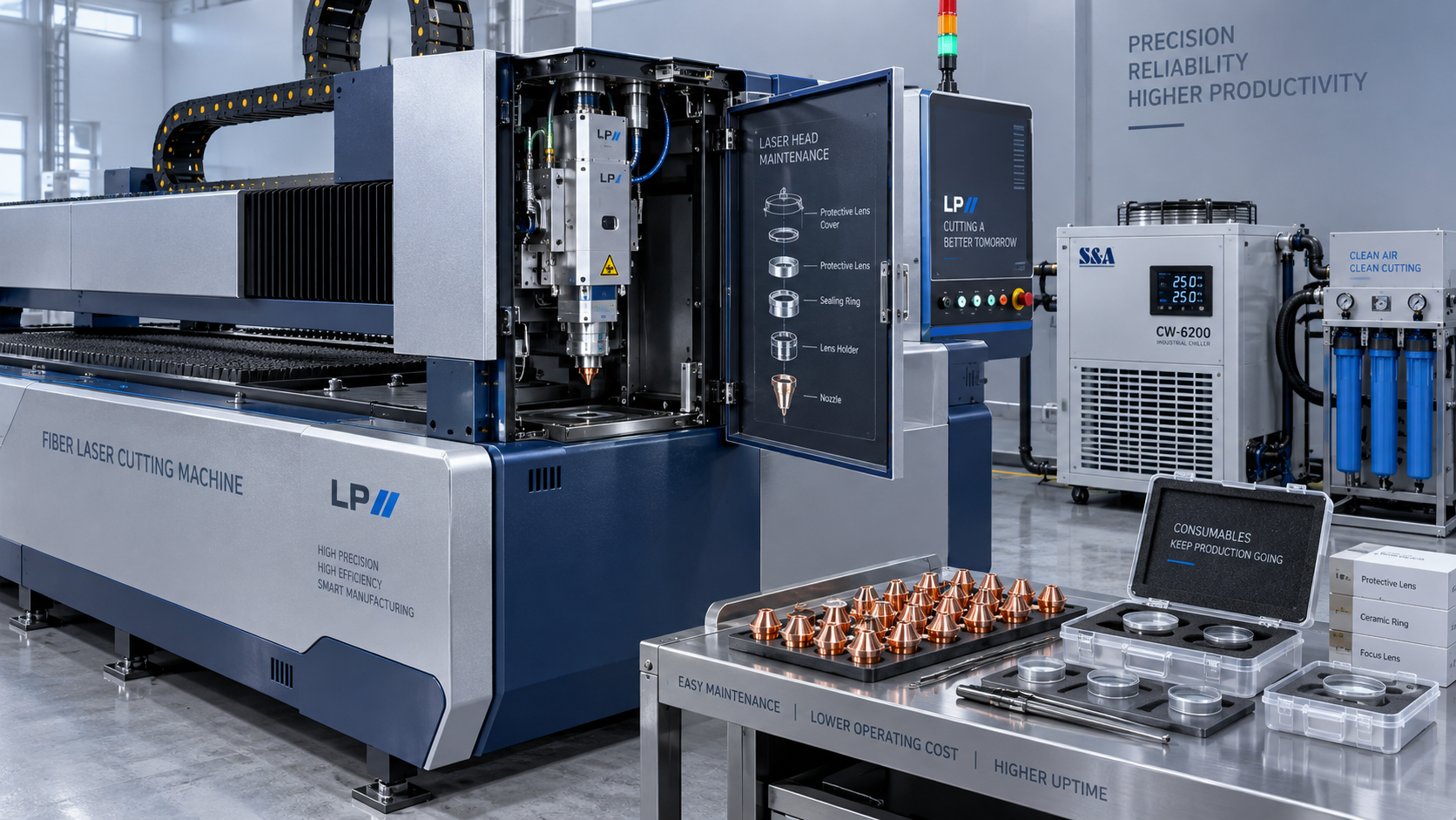Buying a Low-Maintenance Fiber Laser Cutter: Service Intervals and Upkeep Costs