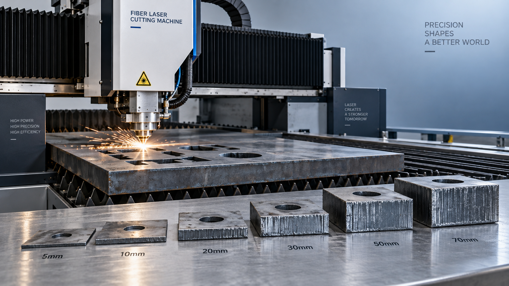 High-Power Fiber Laser Cutting Machines: Matching Power to Steel Thickness