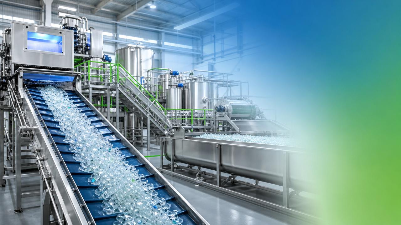 Recycled Plastic Technology for Cleaner PET Bottle Flakes