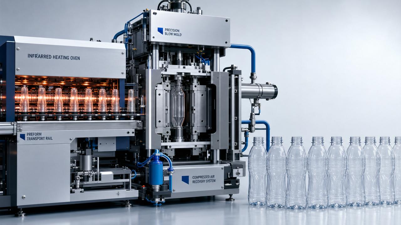 Polymer Forming Systems for PET Stretch Blow Molding Efficiency