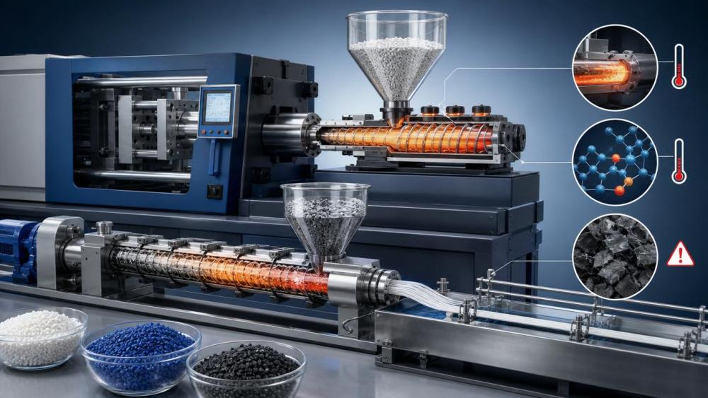 Thermodynamic Reactions in Polymers and Scrap Risk