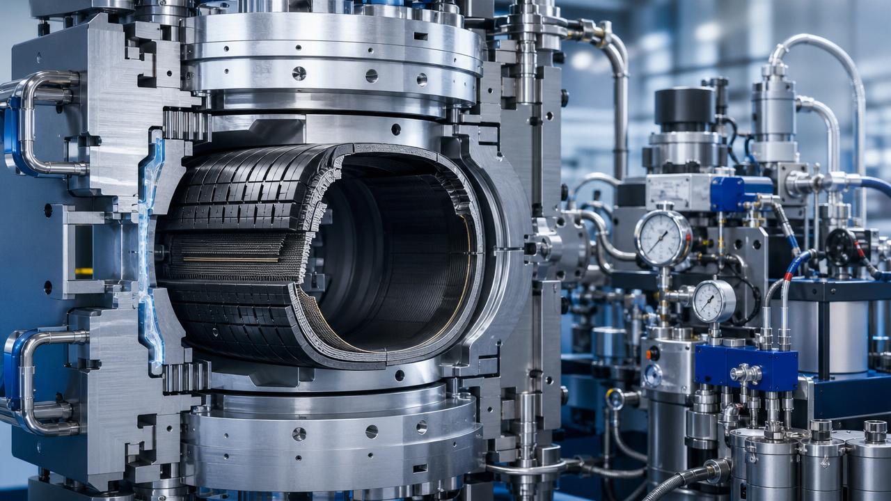What affects elastomer cross-linking in tire curing most?