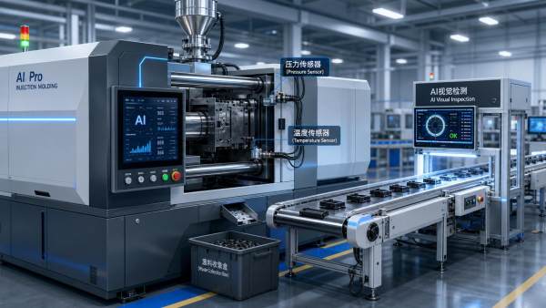 How is AI in injection molding cutting scrap?