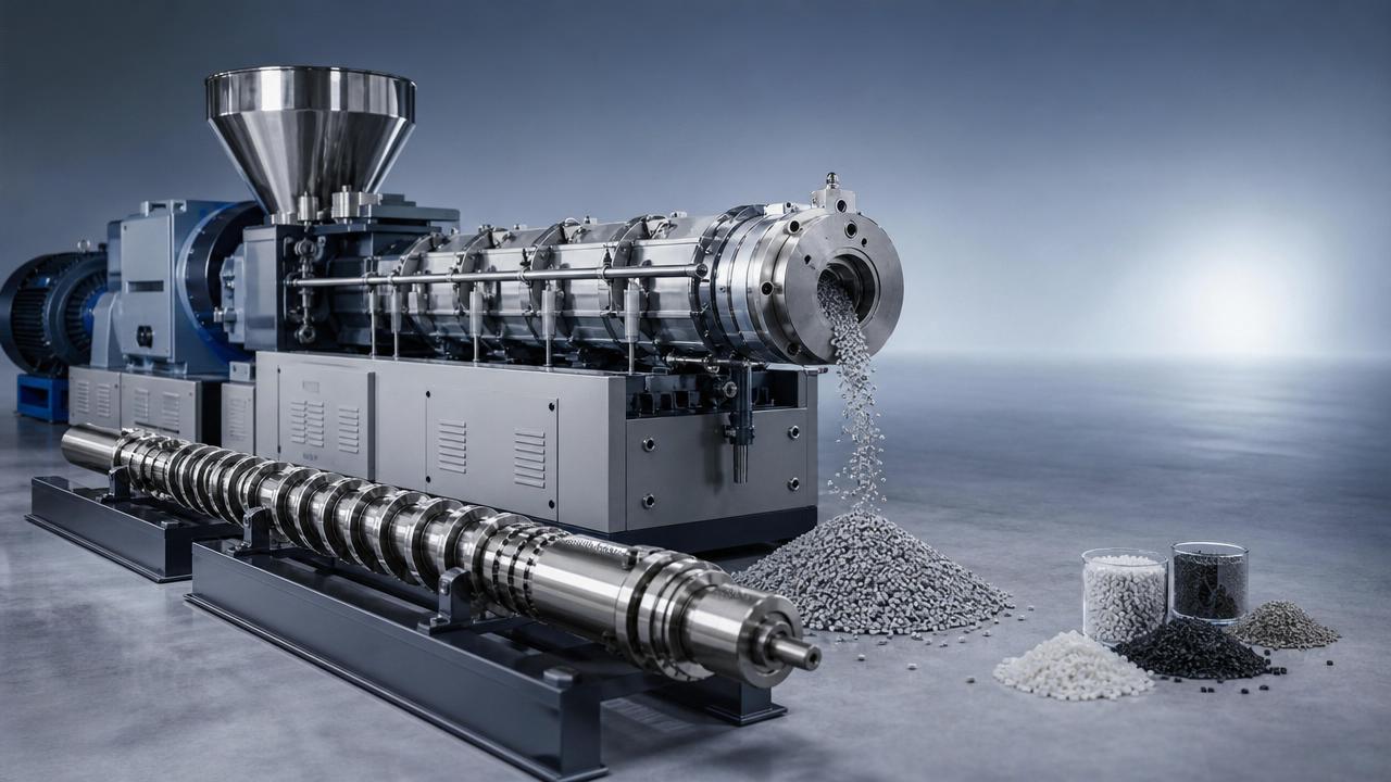 Twin Screw Extruders Selection Guide: Screw Design, L/D Ratio, and Throughput Basics