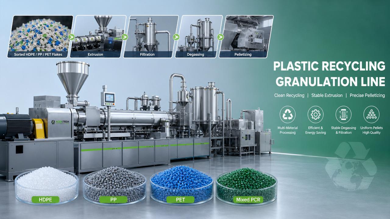 Waste Plastic Pelletizing Process: Which Materials Work Best and What Affects Pellet Quality?