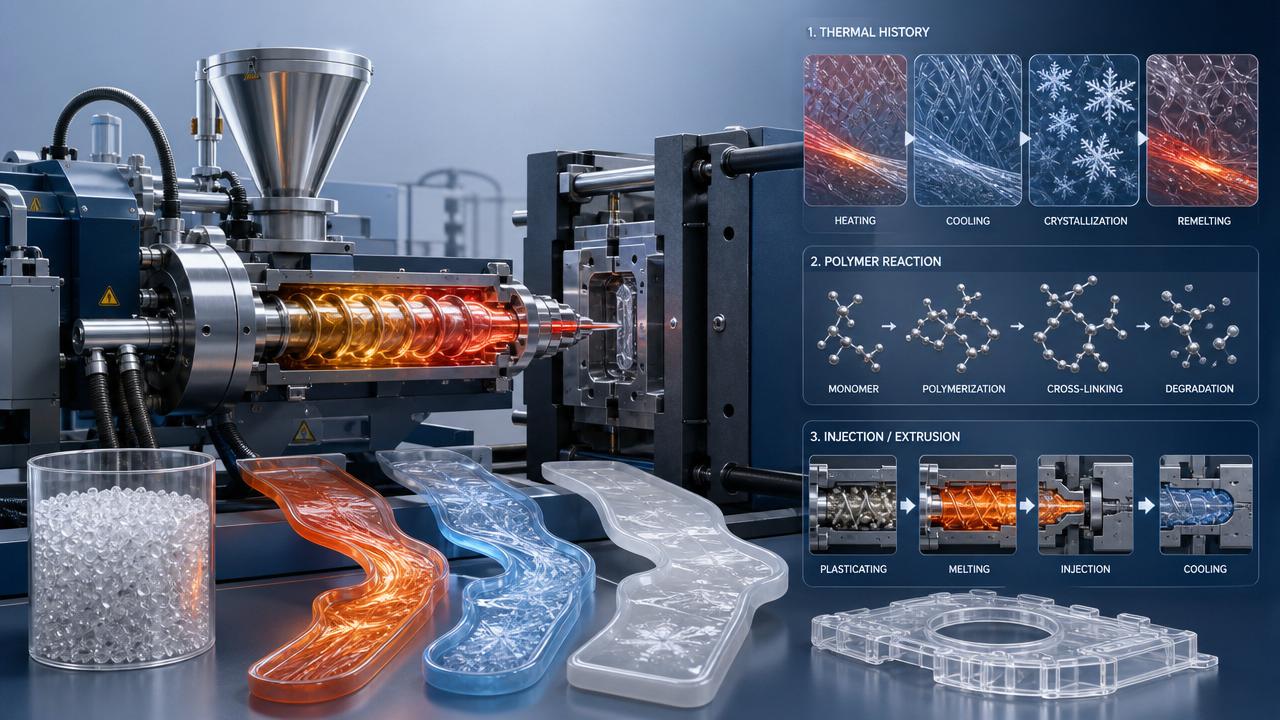 Thermodynamic Reactions in Polymers: How Heat History Changes Material Behavior