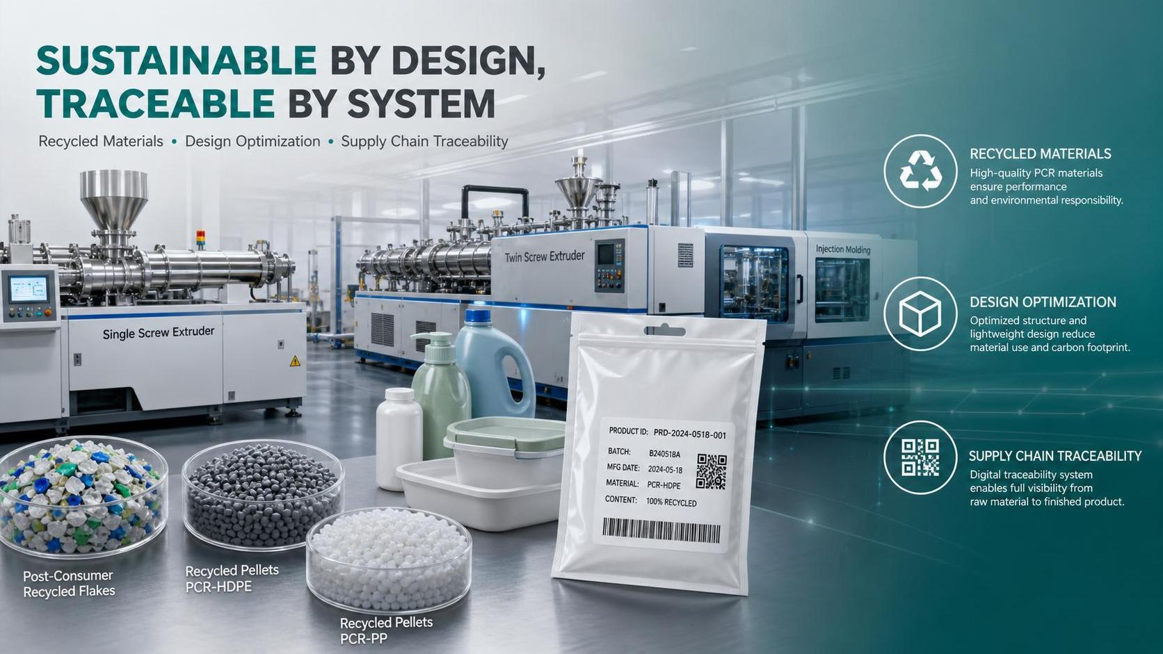 Plastic Circularity Strategies for Manufacturers: Recycled Content, Design, and Traceability