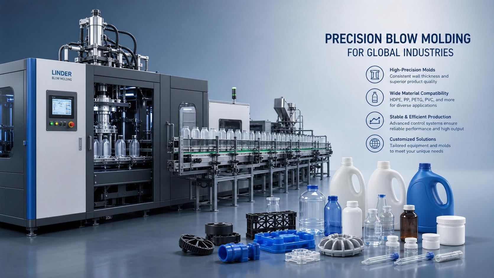 How to Evaluate Blow Molding Equipment for Bottle, Medical, and Technical Parts