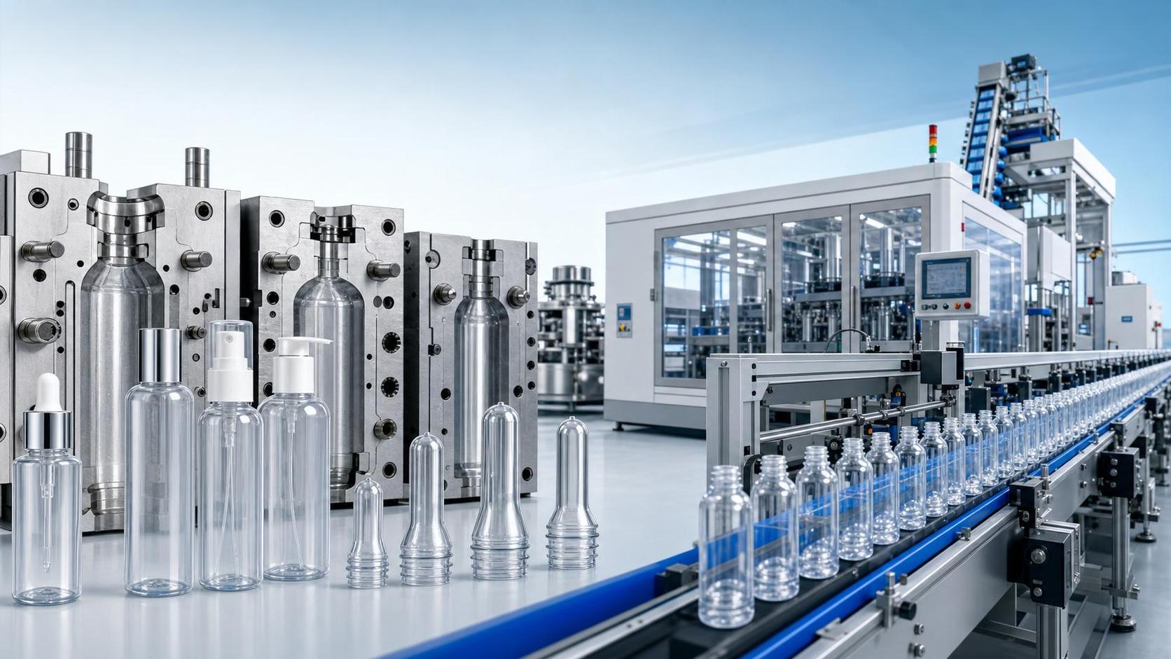 PET Bottle Manufacturing for Cosmetics: Which Process Fits Design and Output Needs?