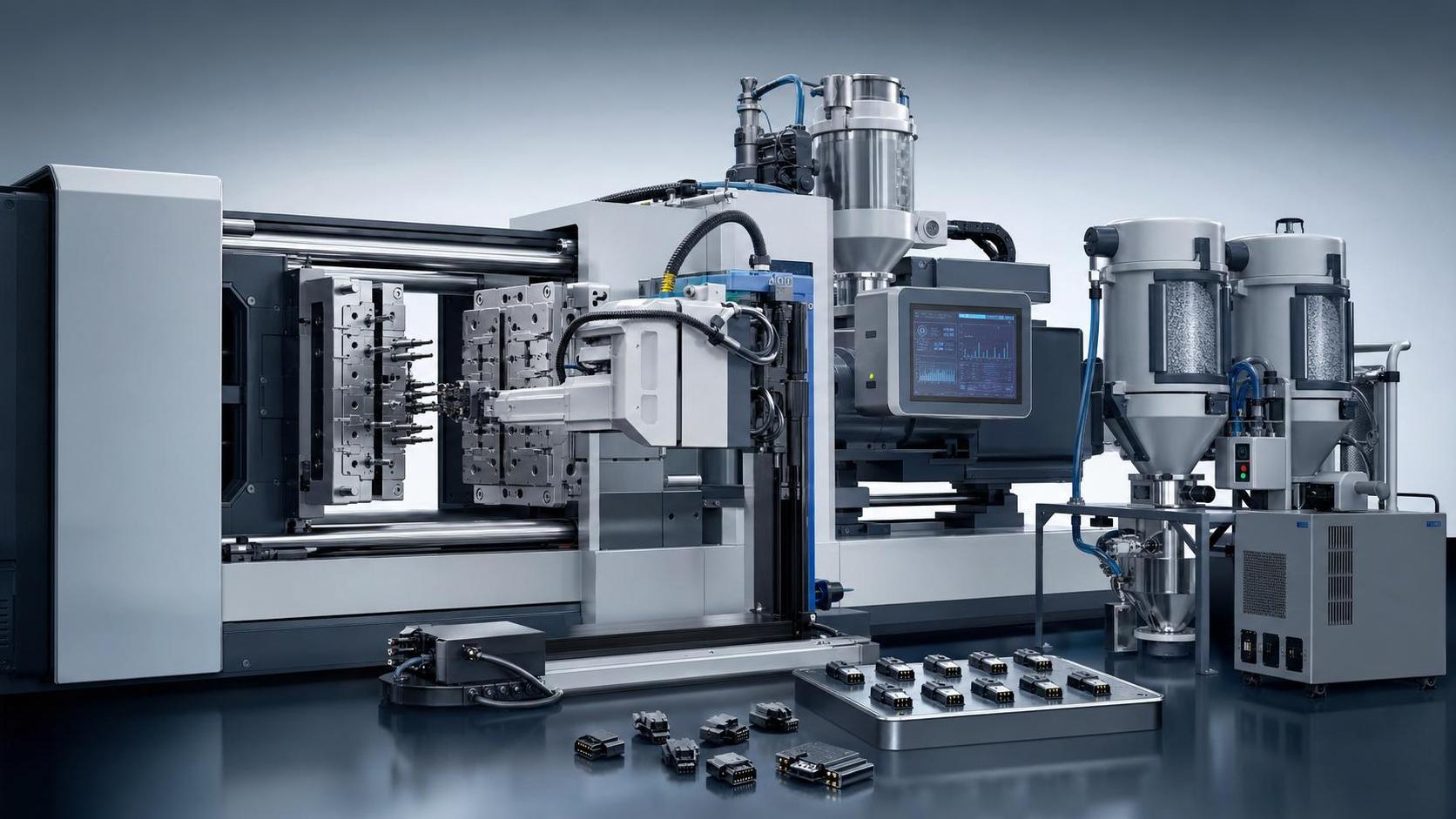 Injection Molding Systems for Connectors: Key Requirements for Precision and Cycle Time