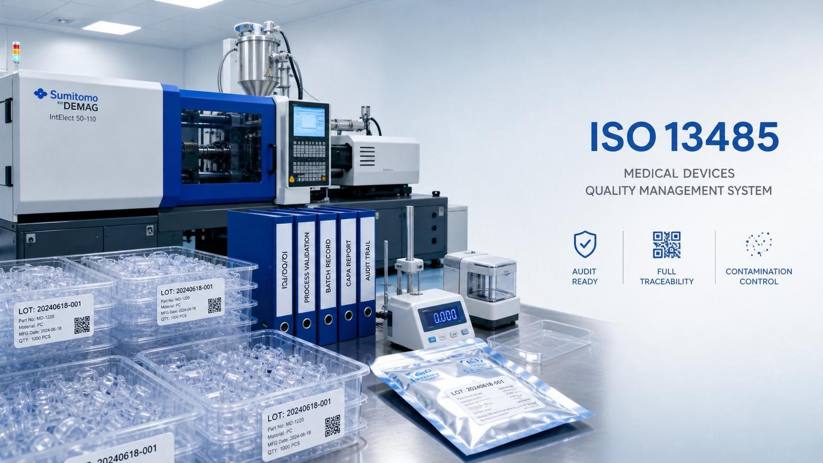 All-Electric Molding ISO 13485: What Medical Buyers Should Verify Before Approval
