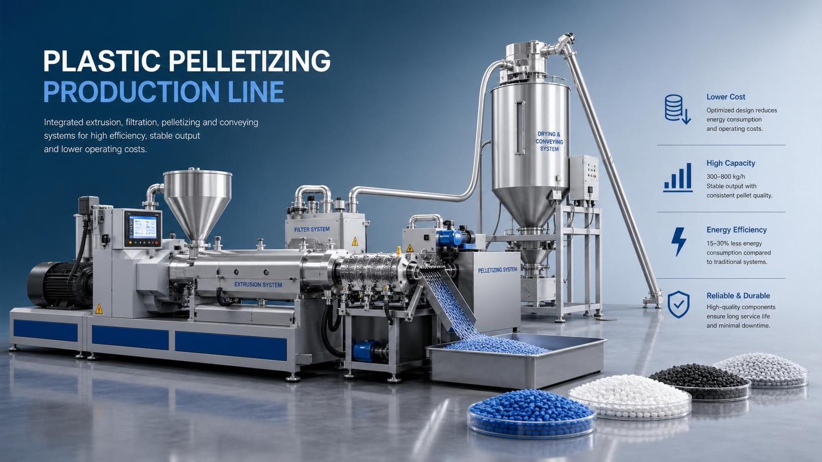 Plastic Pelletizing Machines Price Breakdown: What Drives CapEx and Operating Cost?