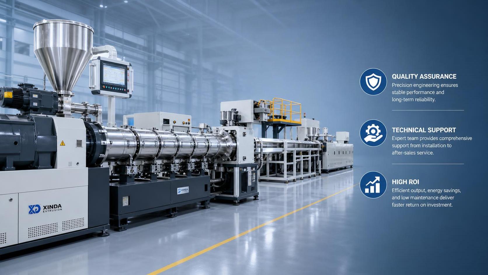 How to Evaluate an Extrusion Machinery Manufacturer for Quality, Support, and ROI