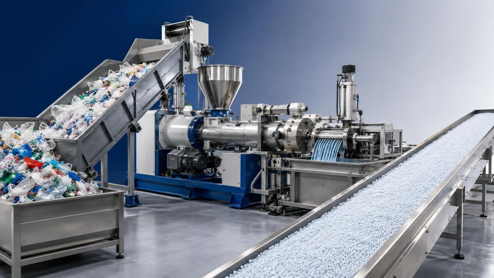 How to Size a Waste Plastic Pelletizing System for Mixed Film and Rigid Scrap