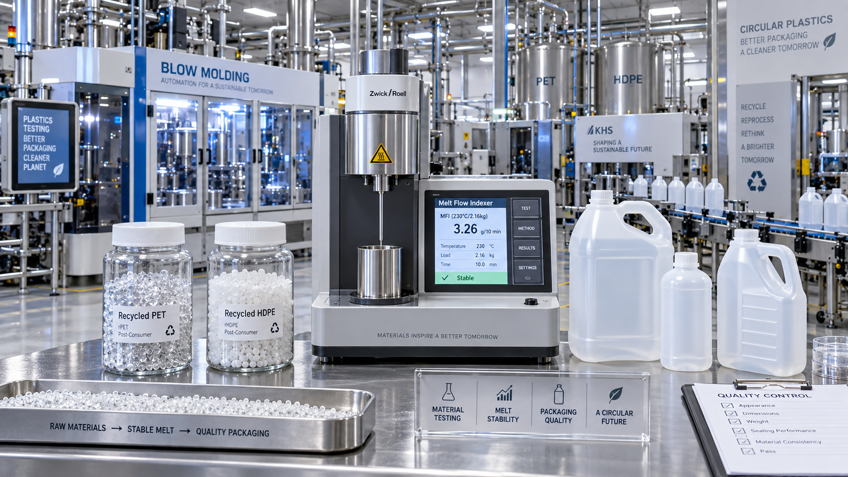 Which Recycled Resin Tests Matter Before Blow Molding?