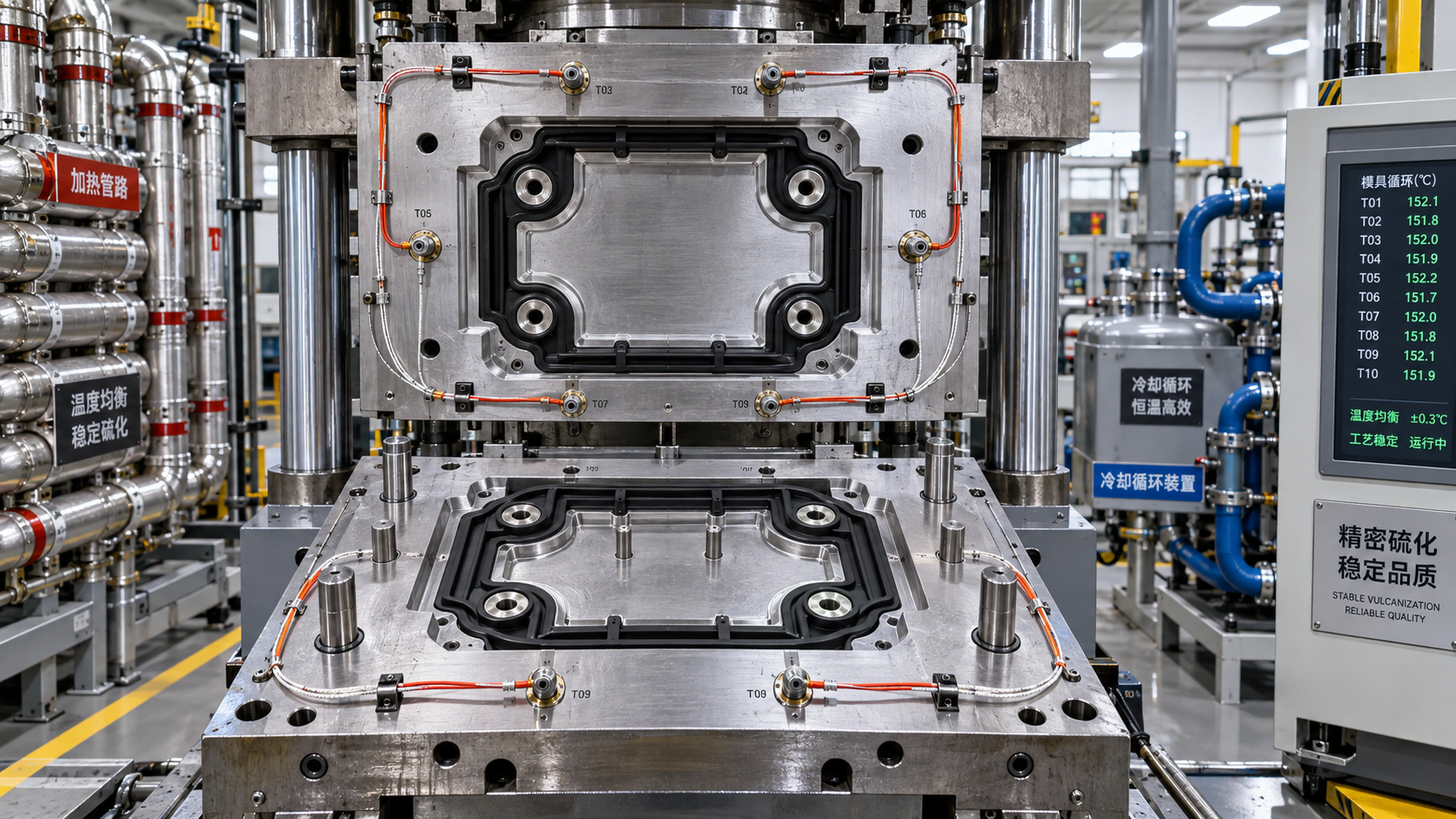 Thermal Management in Vulcanization: Preventing Temperature Drift Across the Mold Thermal Management in Vulcanization: Preventing Temperature Drift Across the Mold