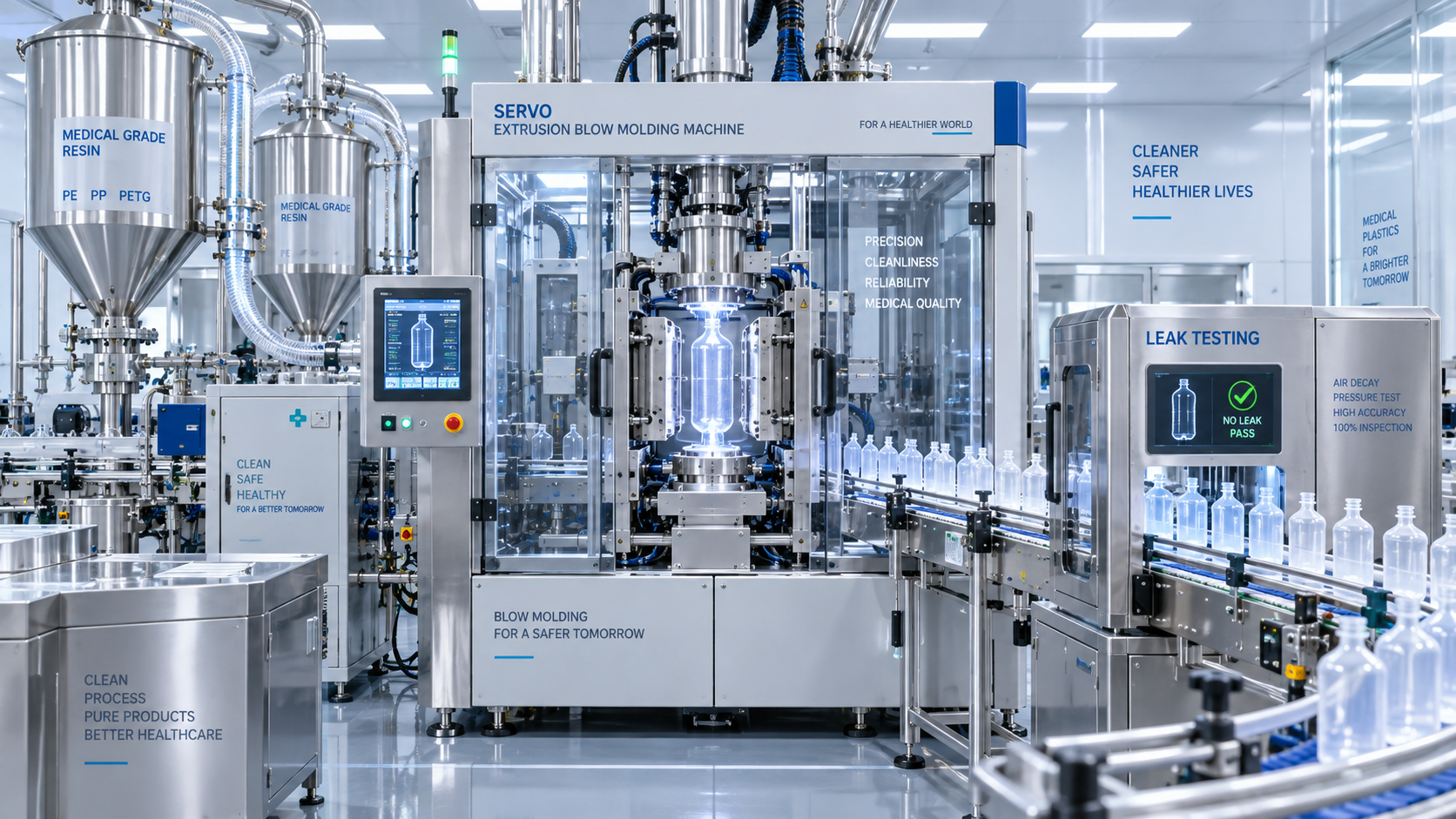 Which Plastic Blow Molding Machine Features Matter for Medical Equipment Components?