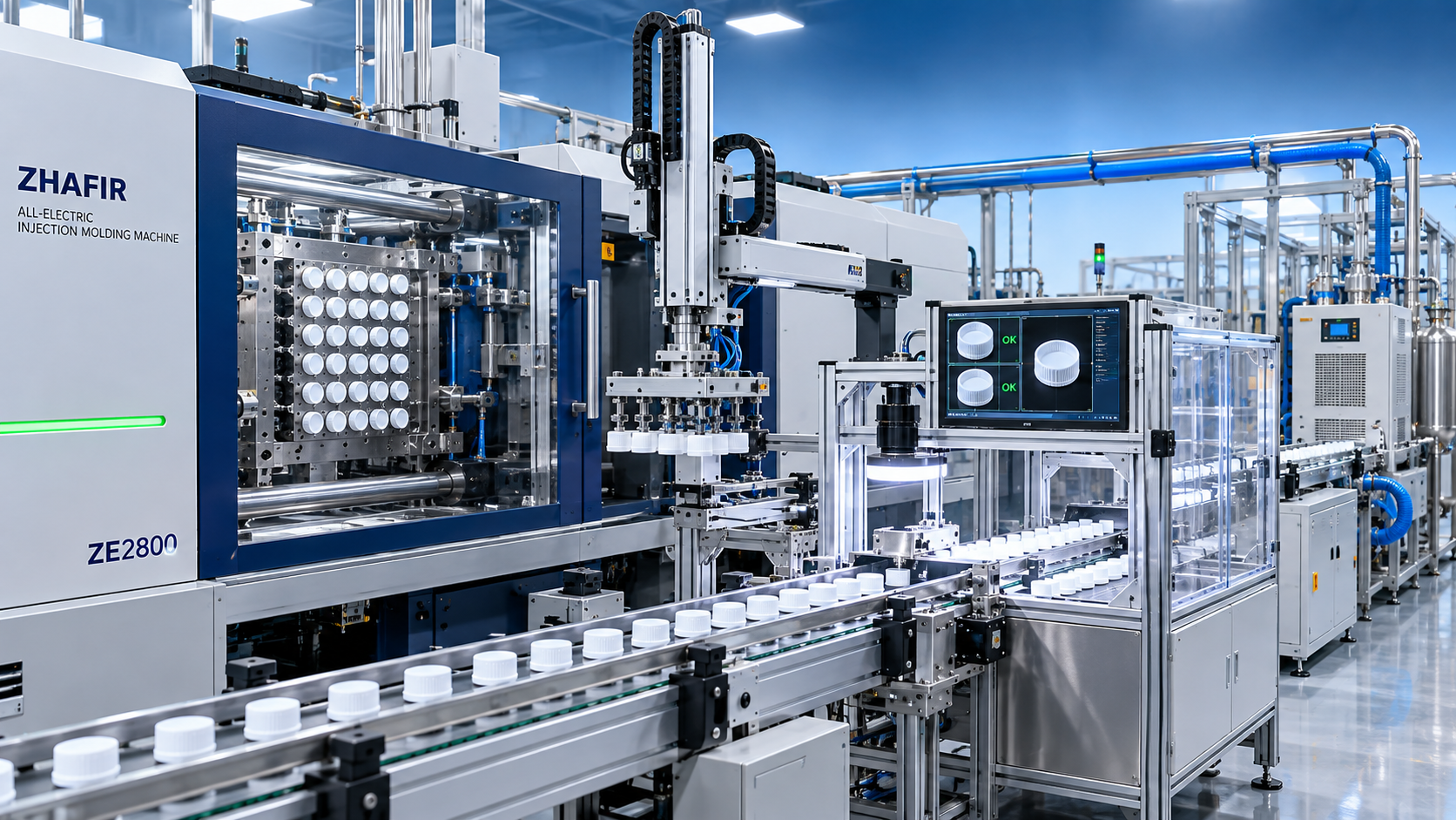 How to Specify Injection Molding Equipment for High-Volume Closure Production
