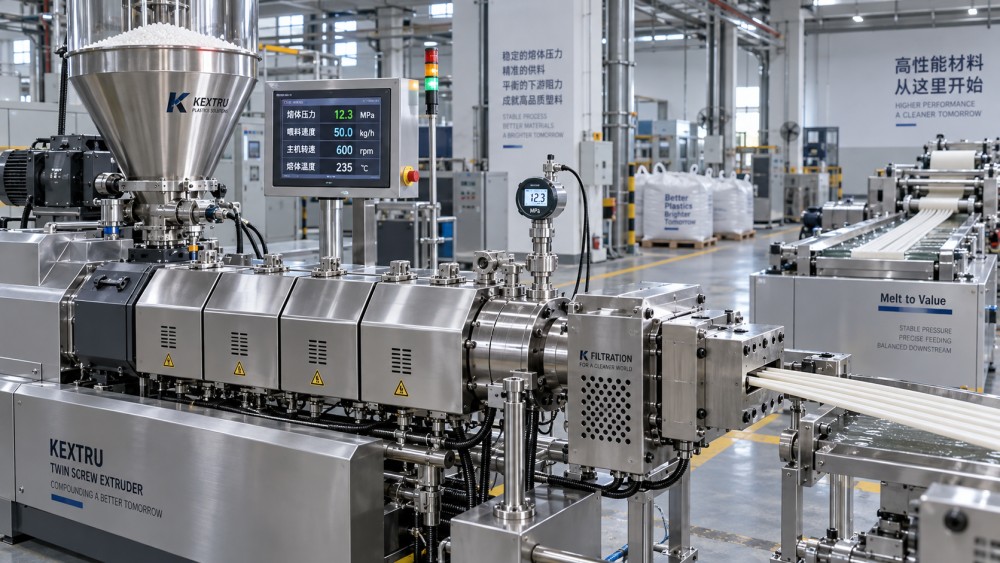 What causes unstable melt pressure in compounding extruders What causes unstable melt pressure in compounding extruders