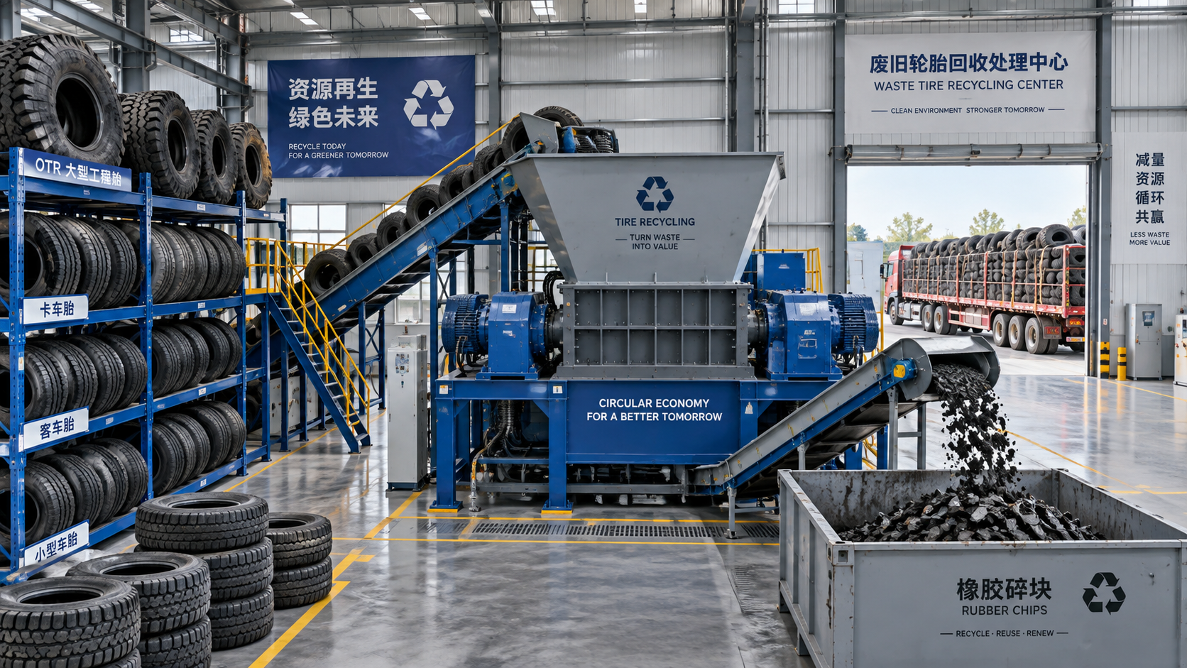 Waste Tyre Collection and Sorting: On-Site vs Outsourced Shredding Costs