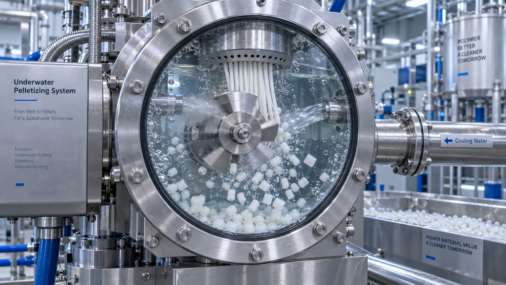 How melt viscosity affects polymer underwater pelletizing
