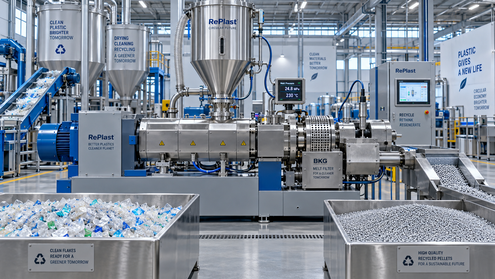 Why Does Recycled Plastic Pellet Output Fluctuate After Washing?
