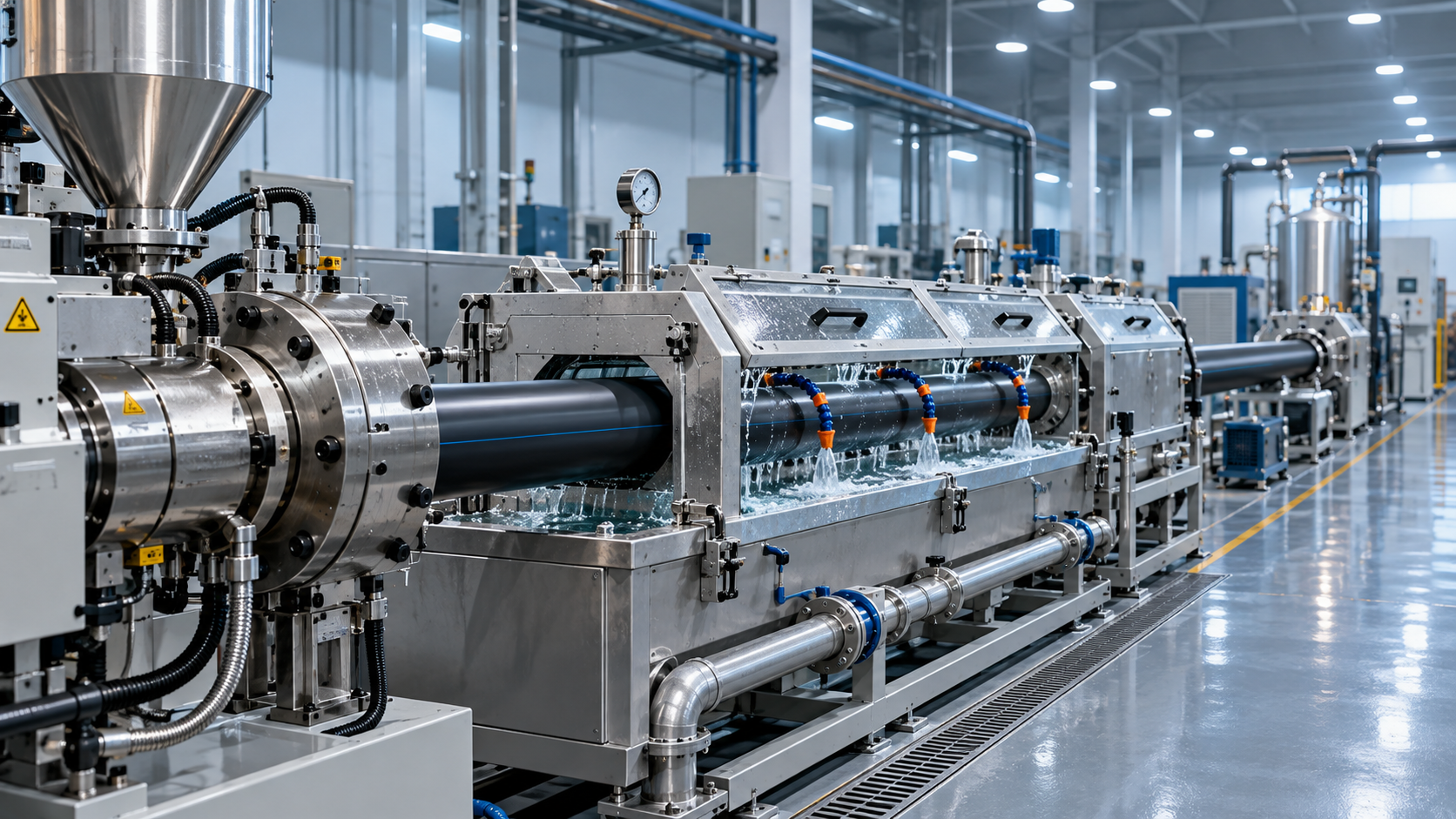 Choosing Plastic Pipe Manufacturing Equipment: Material, Diameter and Output